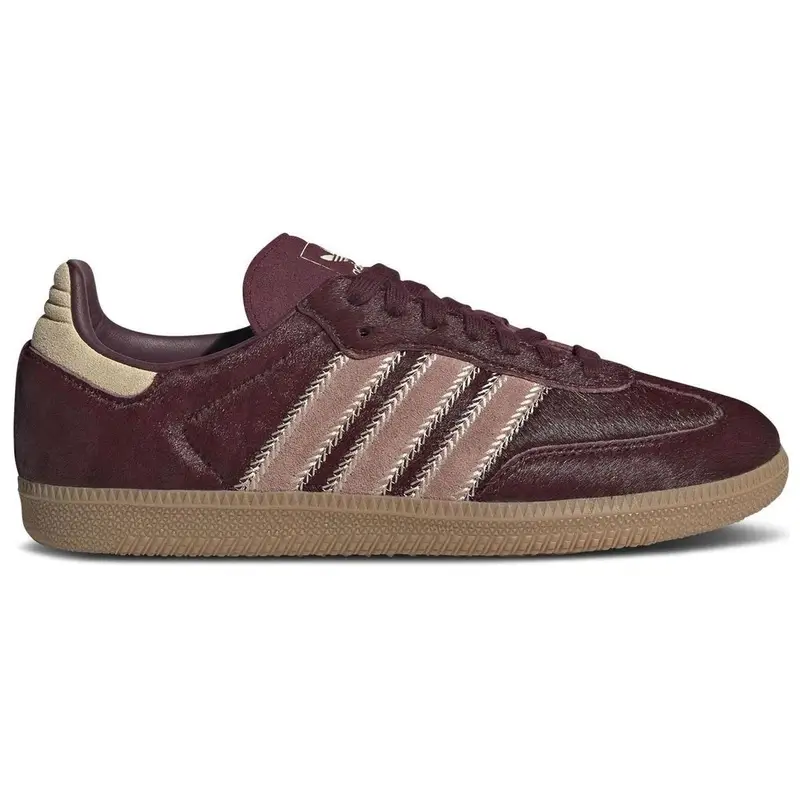 Sneakers da Donna Adidas Samba Og Pony Hair Pack Bordeaux JP5330 42⅔ marrone miniatura 2