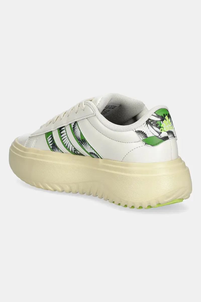 sneakers Grand Court Platform donna colore beige JS2896 miniatura 3