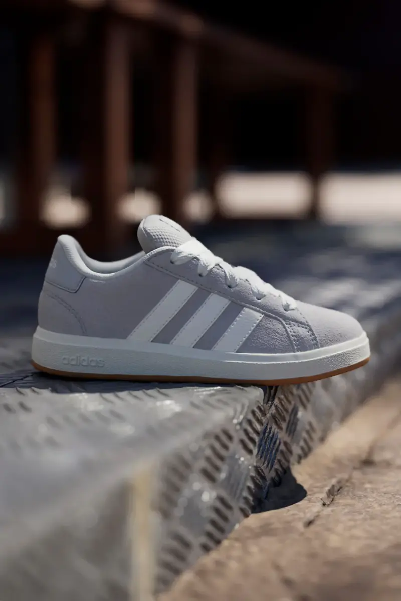 Sneakers Grigio in suede Adidas Grand Court 00s [GRIGIO miniatura 2