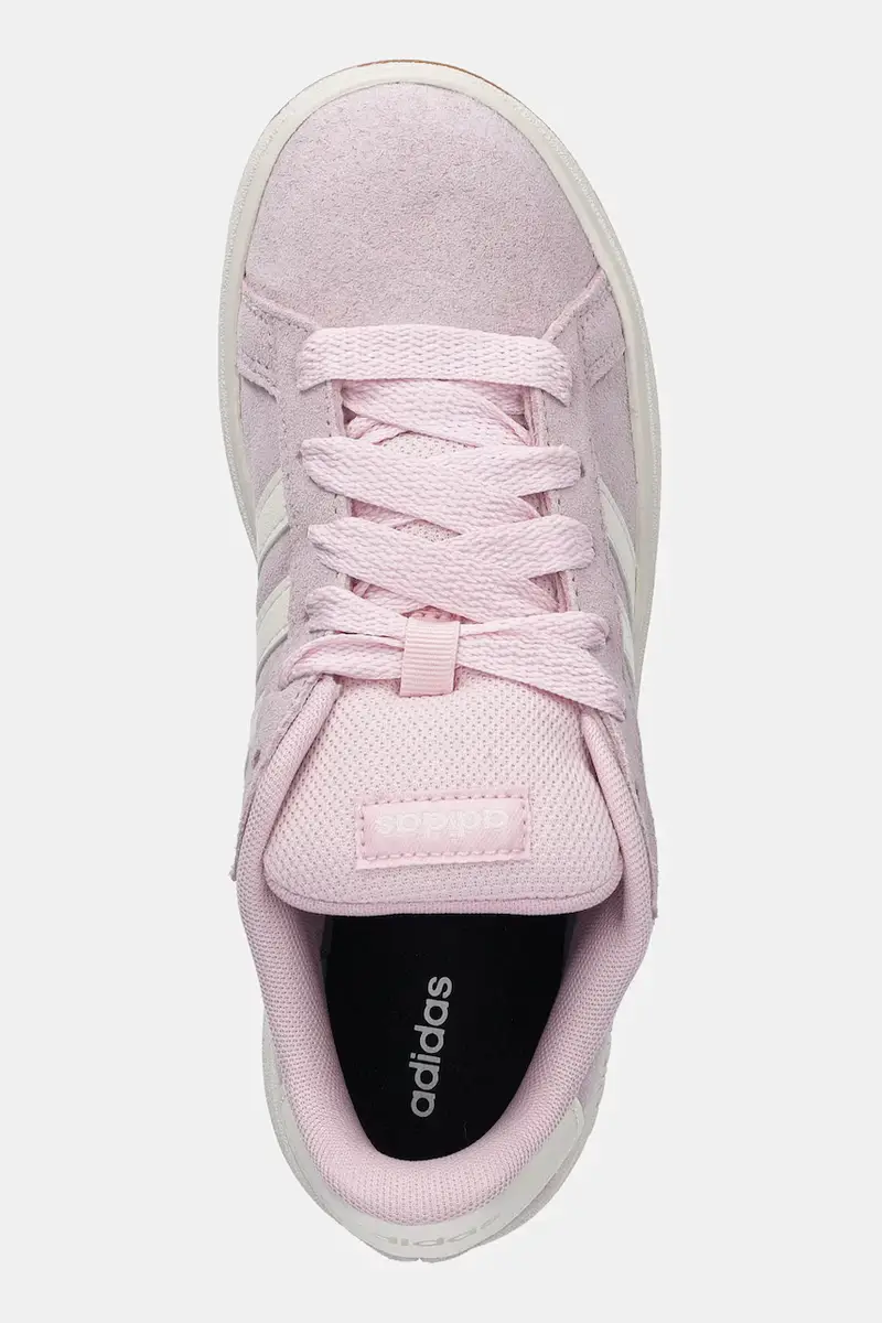 sneakers in camoscio per bambini GRAND COURT 00s colore rosa JP5895 miniatura 4