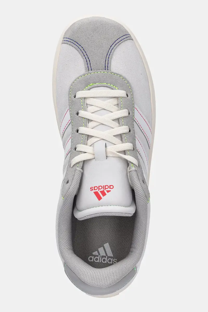 sneakers in camoscio per bambini VL COURT 3.0 colore grigio JS3491 miniatura 4