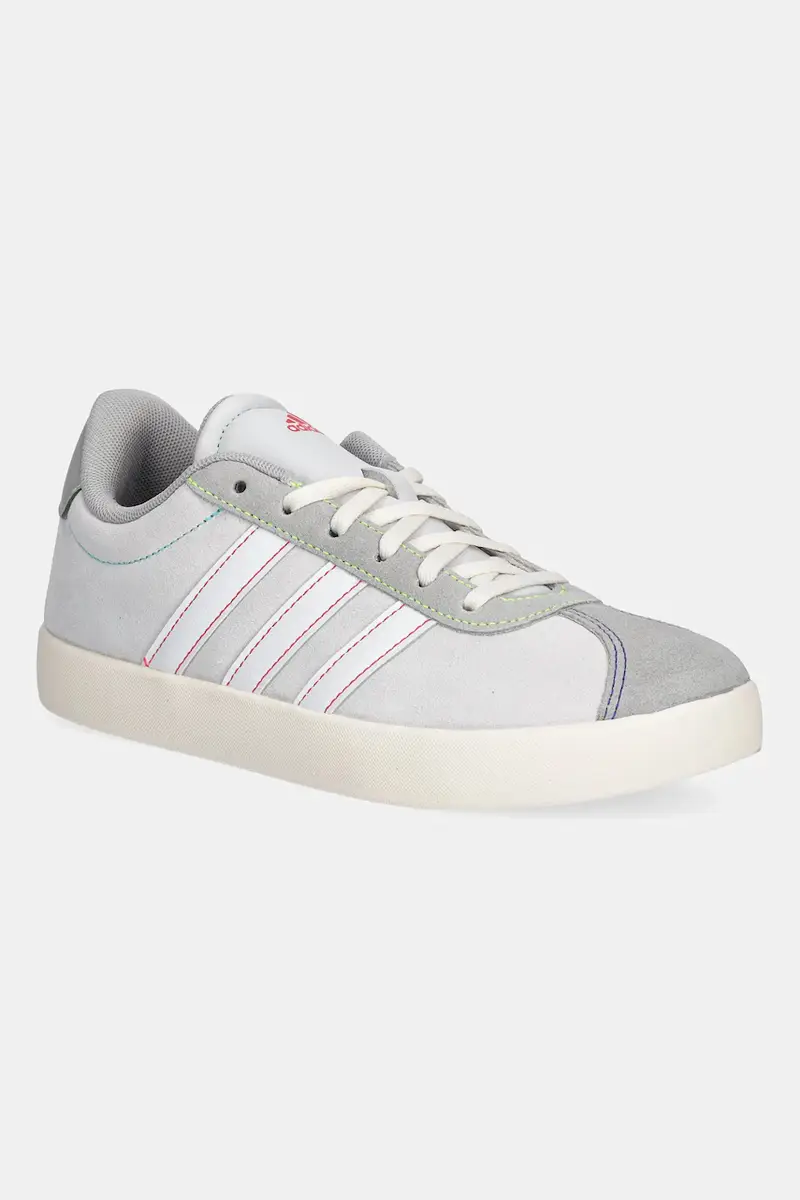 sneakers in camoscio per bambini VL COURT 3.0 colore grigio JS3491