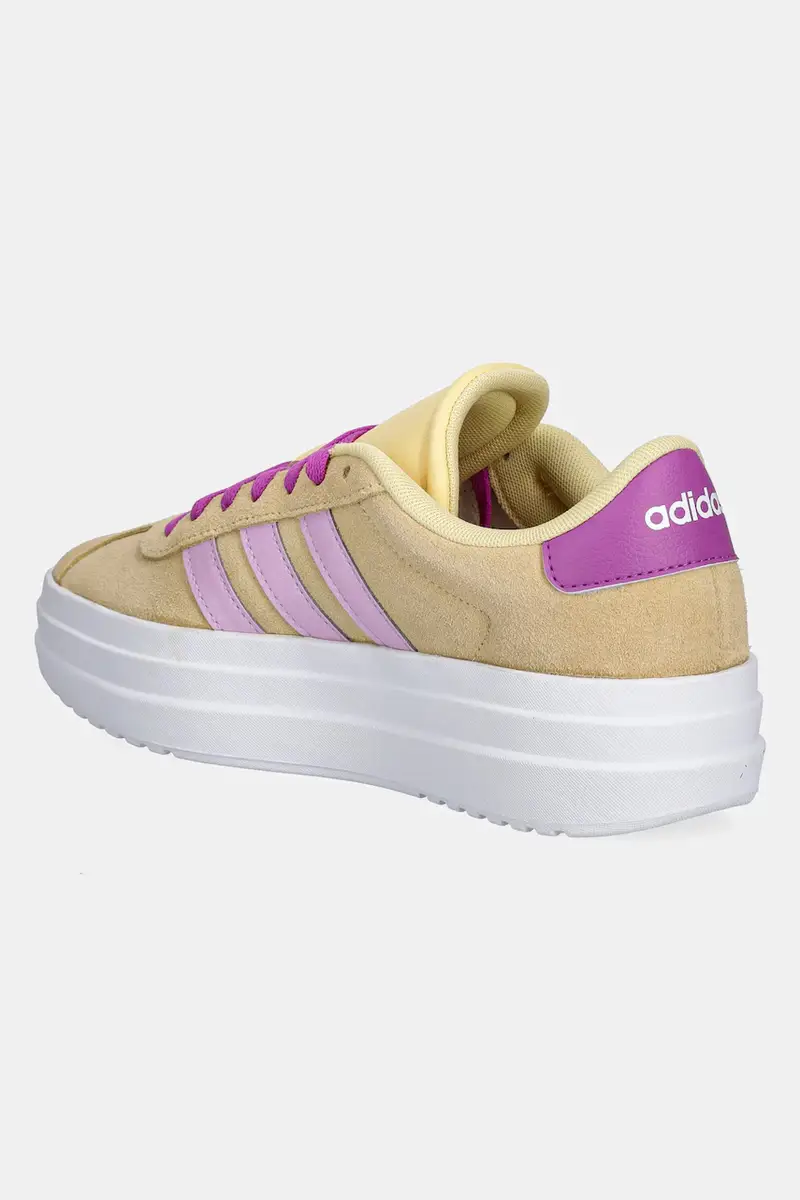 sneakers in camoscio per bambini VL COURT BOLD colore giallo JI1019 miniatura 3