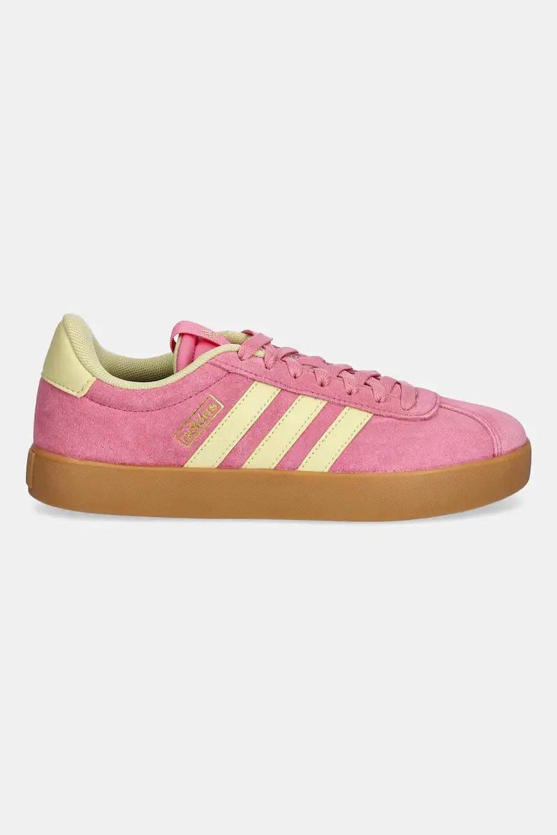 sneakers in camoscio Vl Court 3.0 donna colore rosa JR8647 miniatura 2