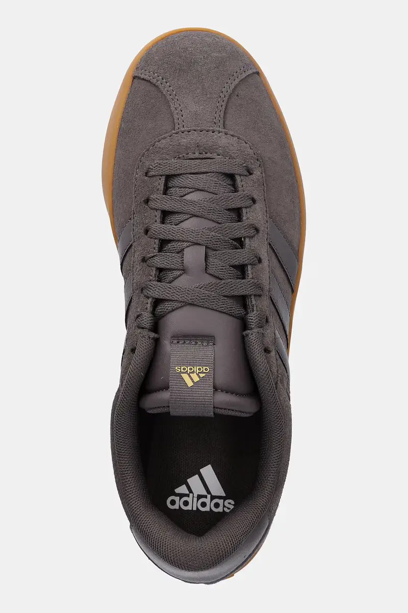 sneakers in camoscio Vl Court 3.0 uomo colore grigio IH8910 miniatura 4