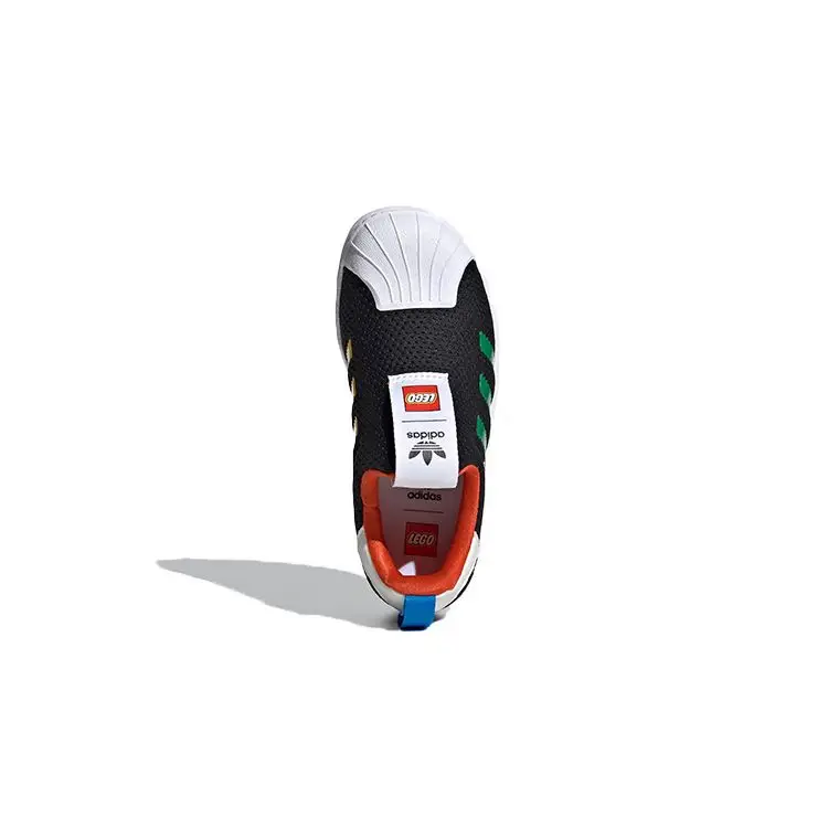 Sneakers LEGO x adidas Superstar 360 J Nero Verde Bambini Core-Black Cloud-White FX4922 29 miniatura 4