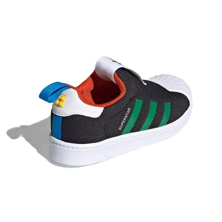 Sneakers LEGO x adidas Superstar 360 J Nero Verde Bambini Core-Black Cloud-White FX4922 29 miniatura 5