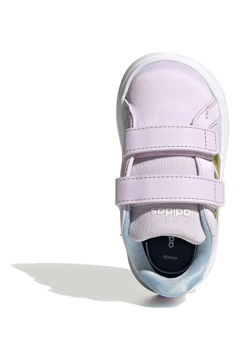 Sneakers lilla con dettagli Frozen e suola EVA Adidas Grand Court Elsa I [ROSA miniatura 5
