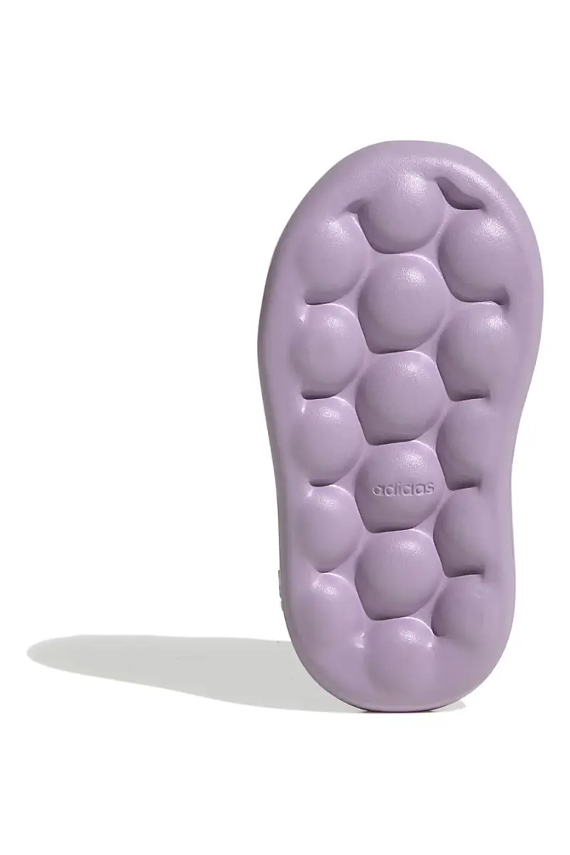 Sneakers lilla con strisce verdi e doppio strappo Adidas Grand Court Frozen Cf I [LILLA] miniatura 4