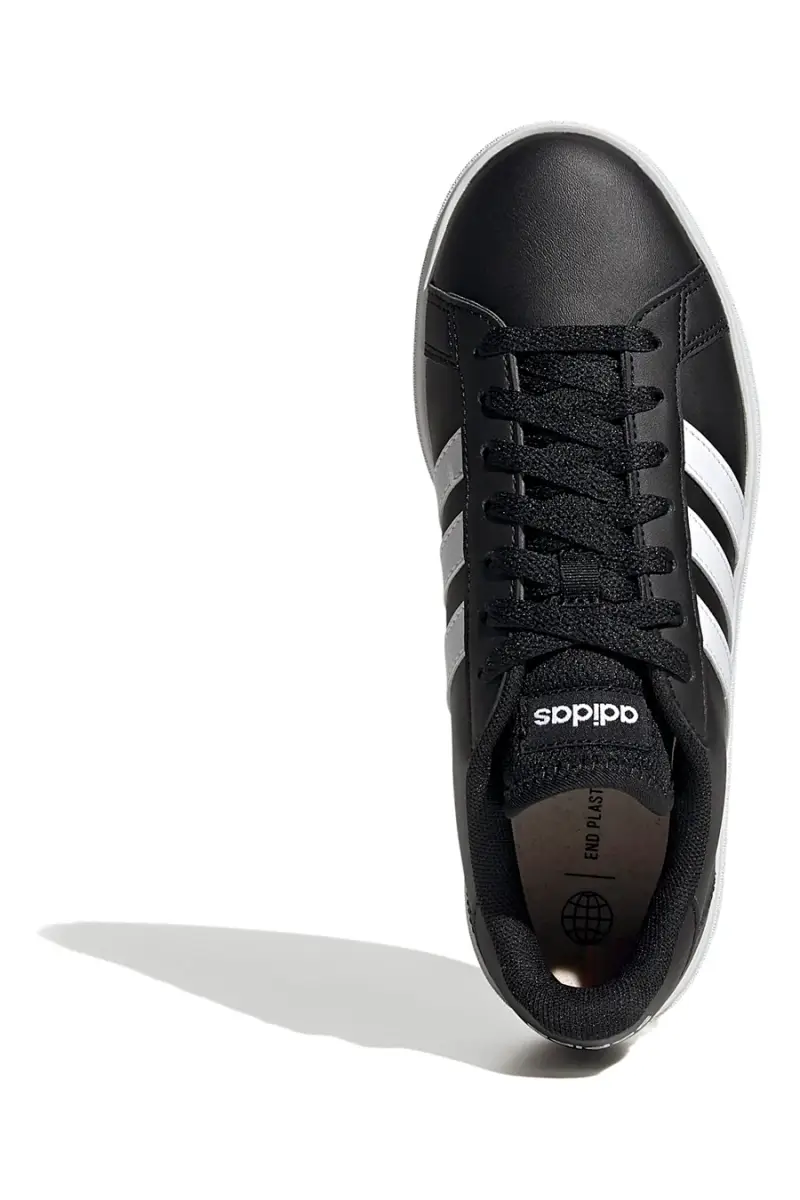 Sneakers nere con 3 strisce bianche Adidas Grand Court Base 2 [NERO miniatura 5