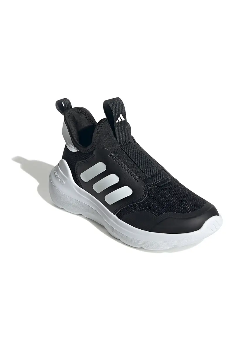 Sneakers nere con dettagli bianchi Adidas Tensaur Comfort Ac J [NERO miniatura 2