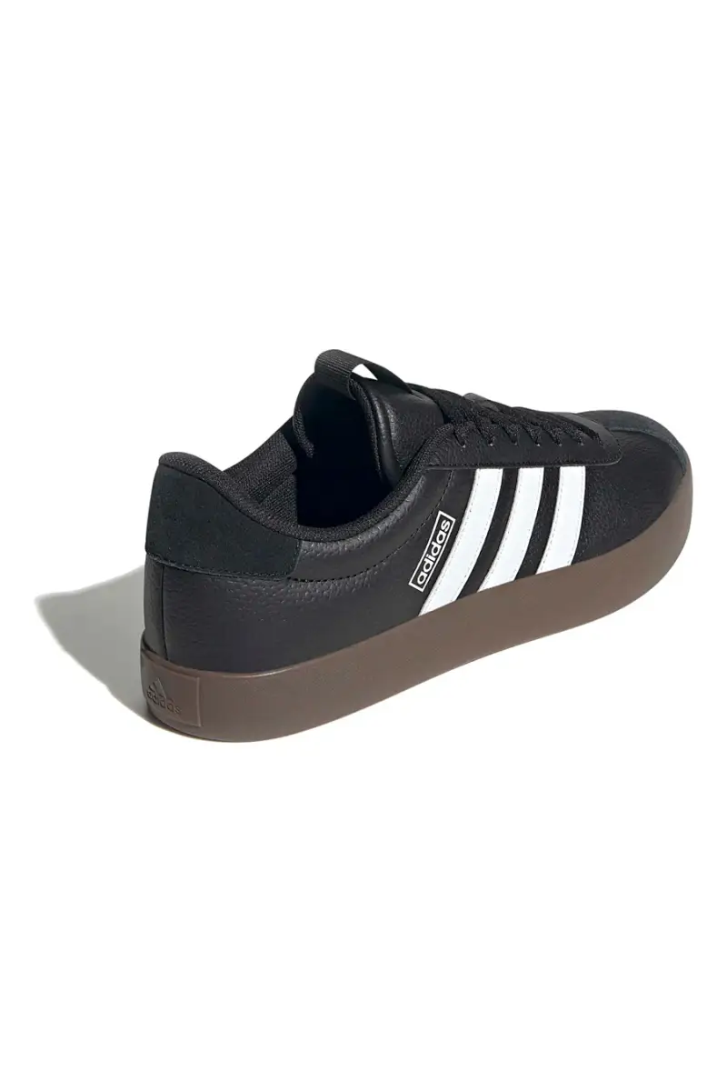Sneakers nere con dettagli bianchi suola in gomma Adidas Vl Court 3 0 [NERO] miniatura 3