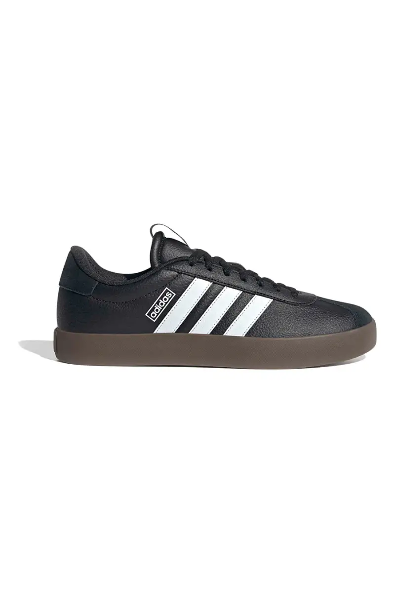 Sneakers nere con dettagli bianchi suola in gomma Adidas Vl Court 3 0 [NERO]