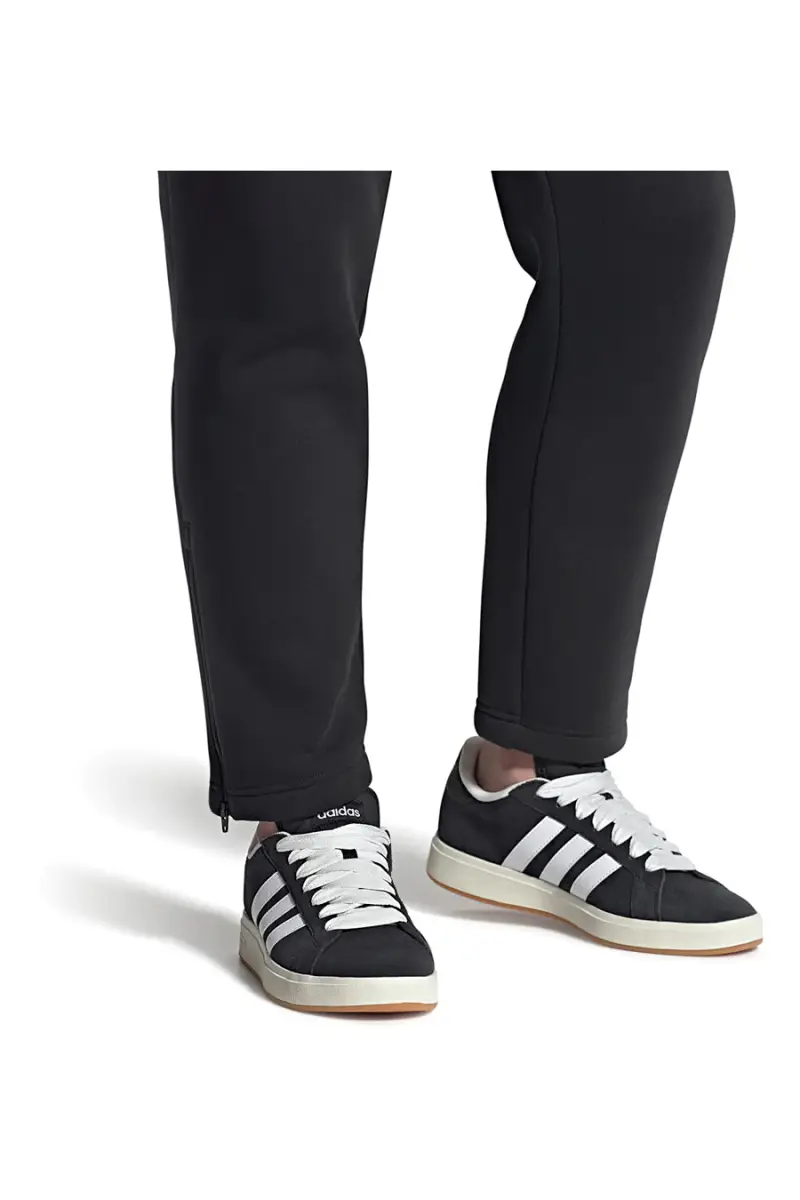 Sneakers nere con strisce bianche Adidas Grand Court Base 00s [NERO] miniatura 2