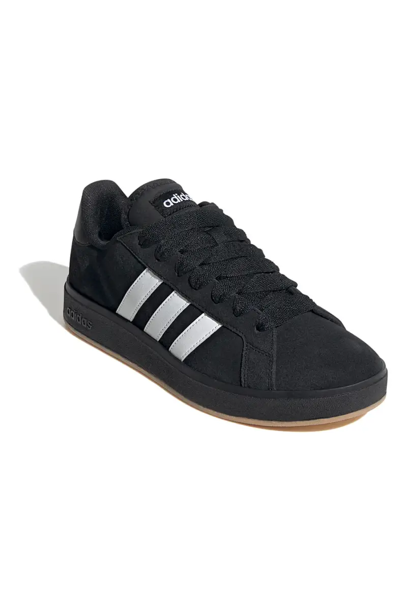 Sneakers nere con strisce bianche stile retrò Adidas Grand Court Base 00s [NERO] miniatura 2