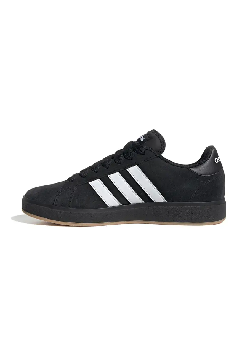 Sneakers nere con strisce bianche stile retrò Adidas Grand Court Base 00s [NERO] miniatura 3