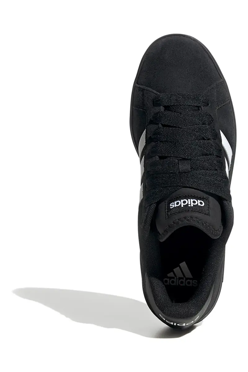 Sneakers nere con strisce bianche stile retrò Adidas Grand Court Base 00s [NERO] miniatura 5