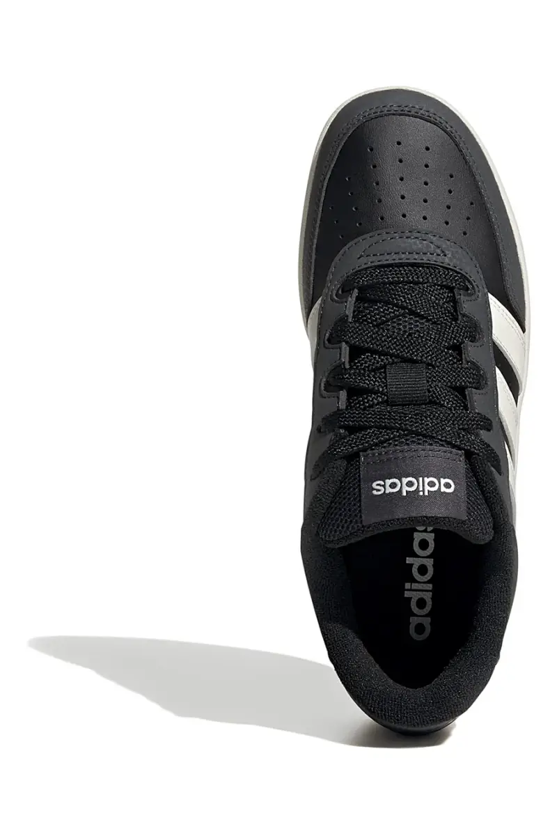 Sneakers nere con suola bianca e strisce Adidas Breakbase J [NERO] miniatura 5