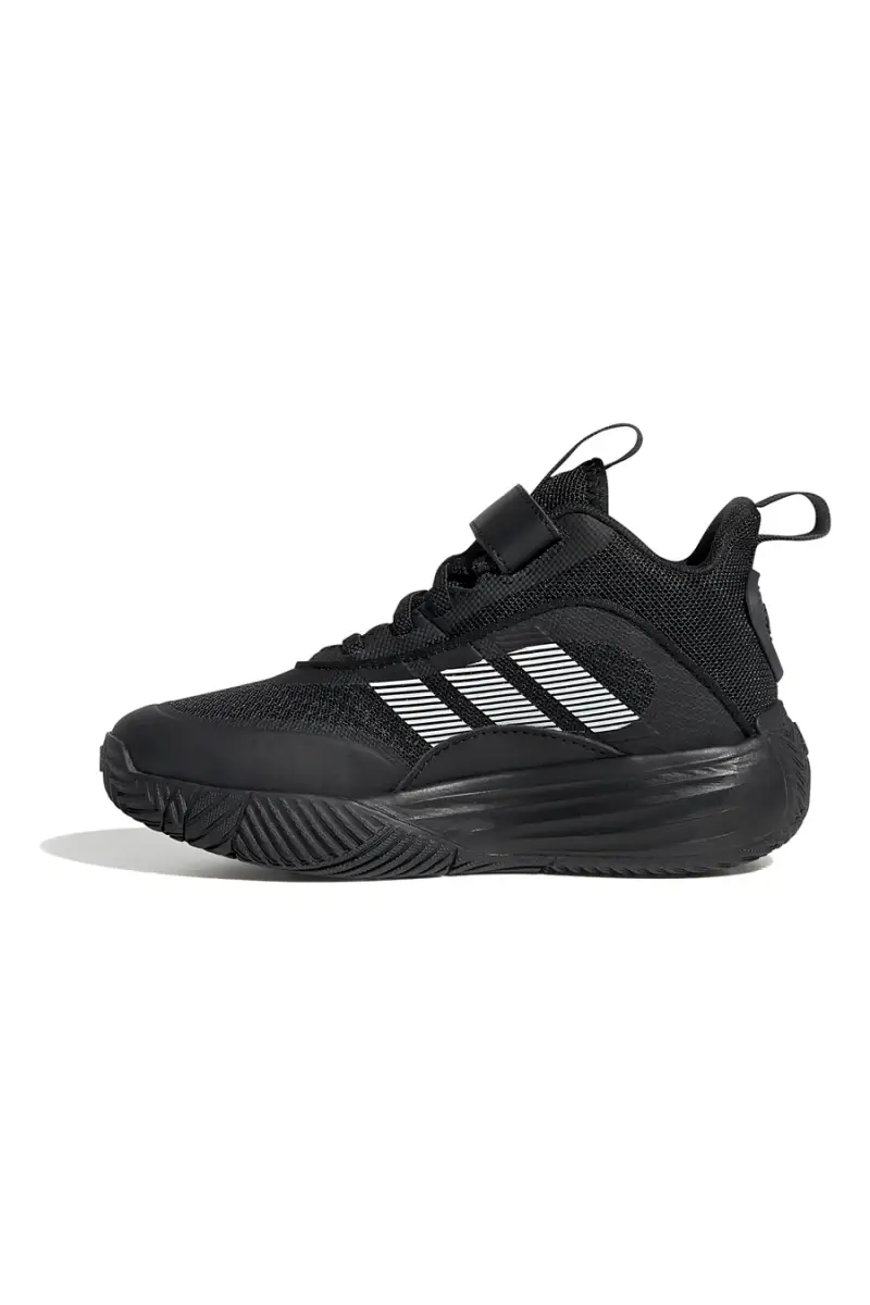 Sneakers nere con velcro Adidas ownthegame 3 0 k [NERO miniatura 2