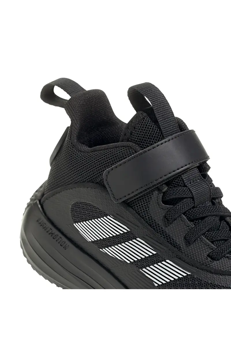 Sneakers nere con velcro Adidas ownthegame 3 0 k [NERO miniatura 5