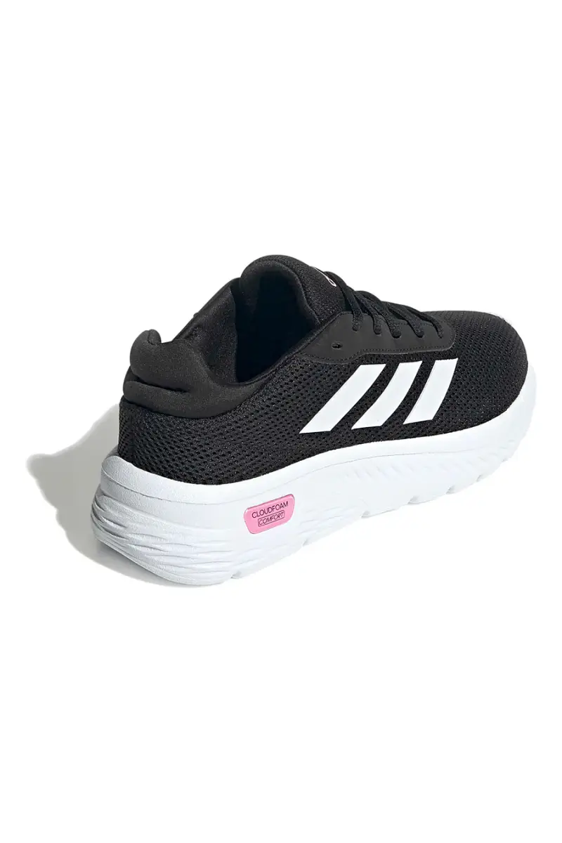 Sneakers nere in mesh suola ammortizzata Adidas CloudFoam Comfy [NERO] miniatura 3