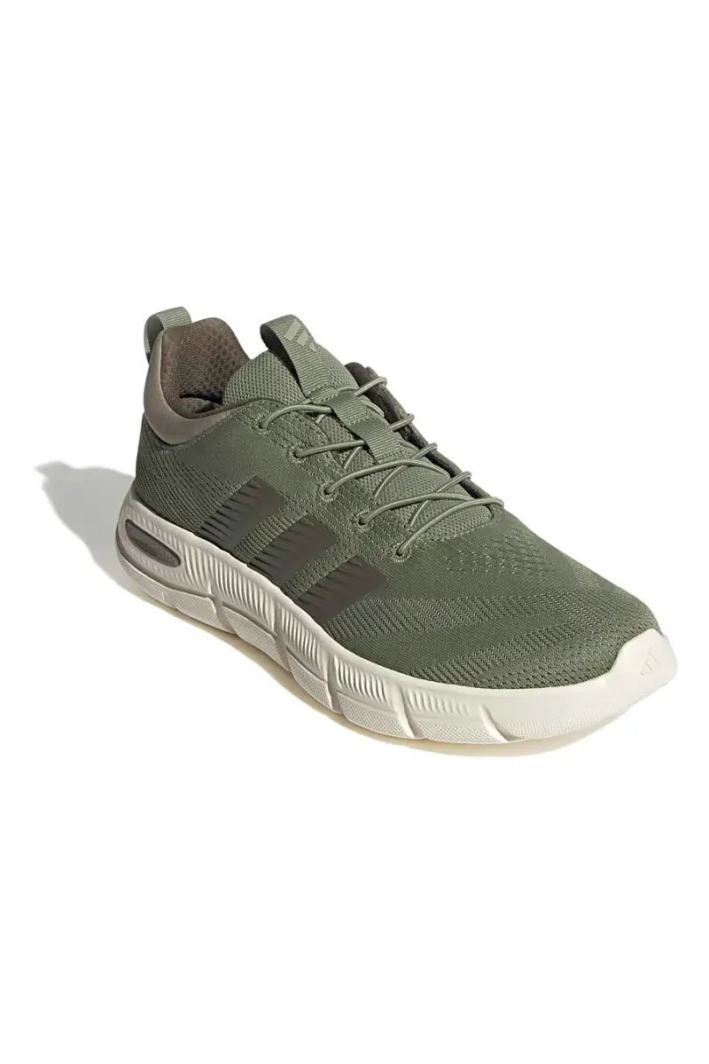 Sneakers nere leggere mesh con lacci elasticizzati Adidas Cloudfoam Flex [VERDE] miniatura 2