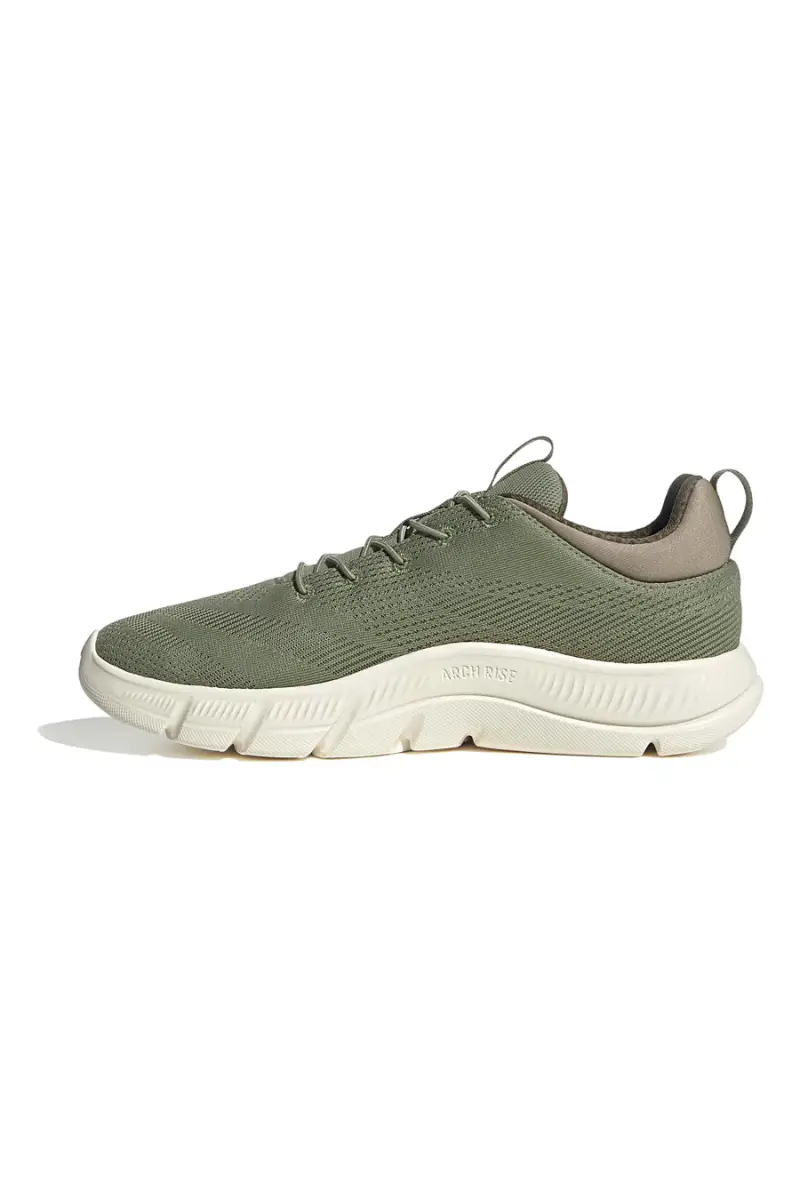 Sneakers nere leggere mesh con lacci elasticizzati Adidas Cloudfoam Flex [VERDE] miniatura 3