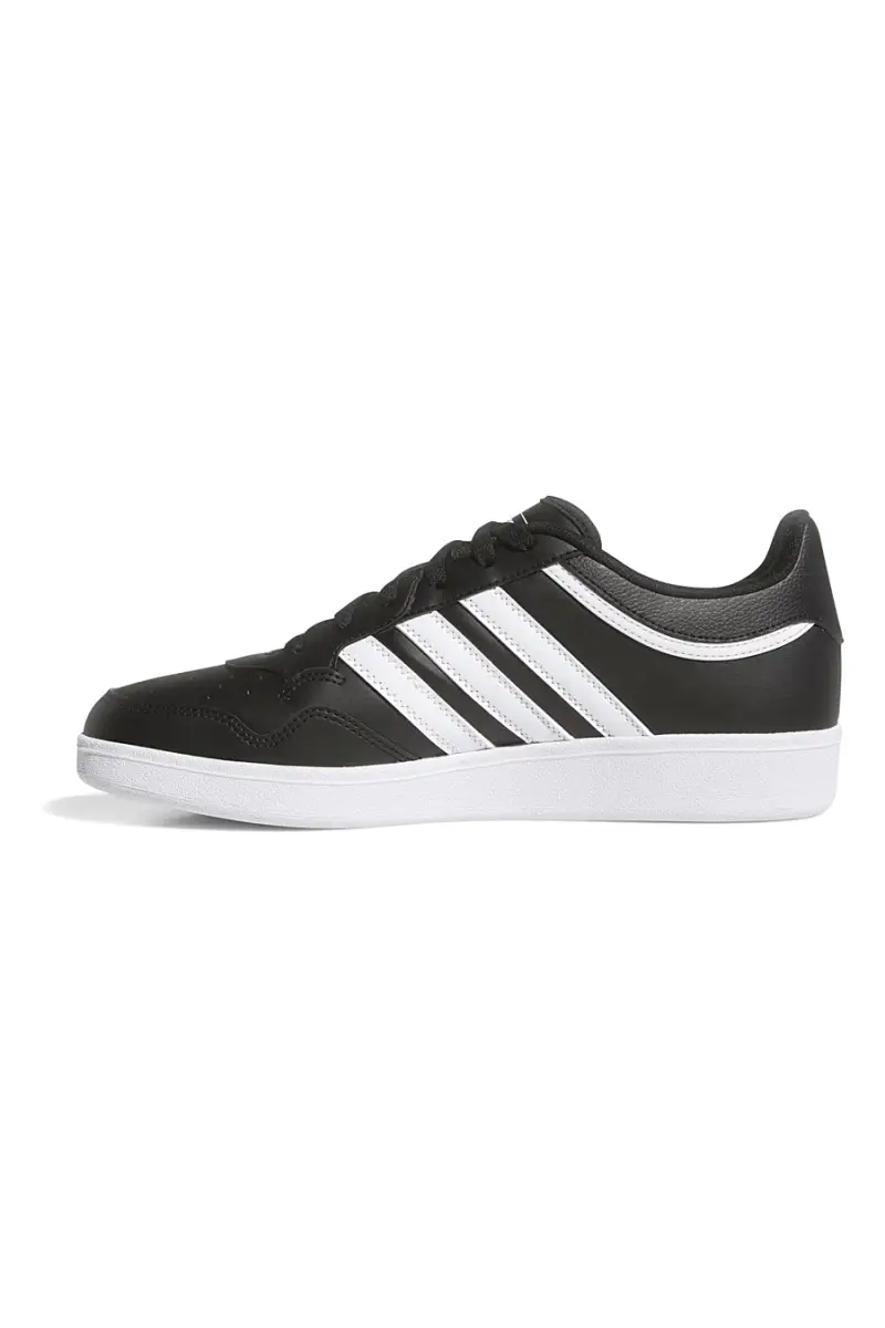 Sneakers nere strisce iconiche Adidas Hoops 4 [NERO] miniatura 4