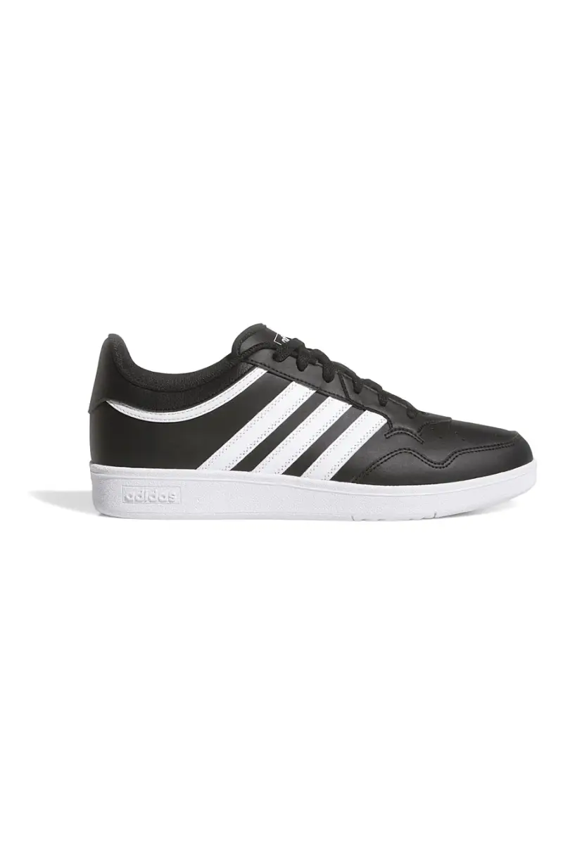 Sneakers nere strisce iconiche Adidas Hoops 4 [NERO]