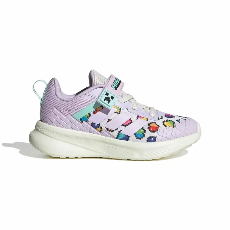 Sneakers per bambini adidas Minecraft Fortarun 4 0 EL Violet