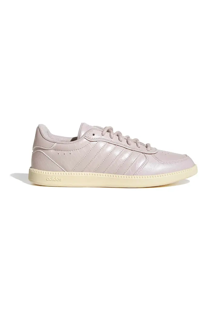 Sneakers rosa cipria effetto pelle con suola rialzata Adidas Breaknet Sleek [ROSA]