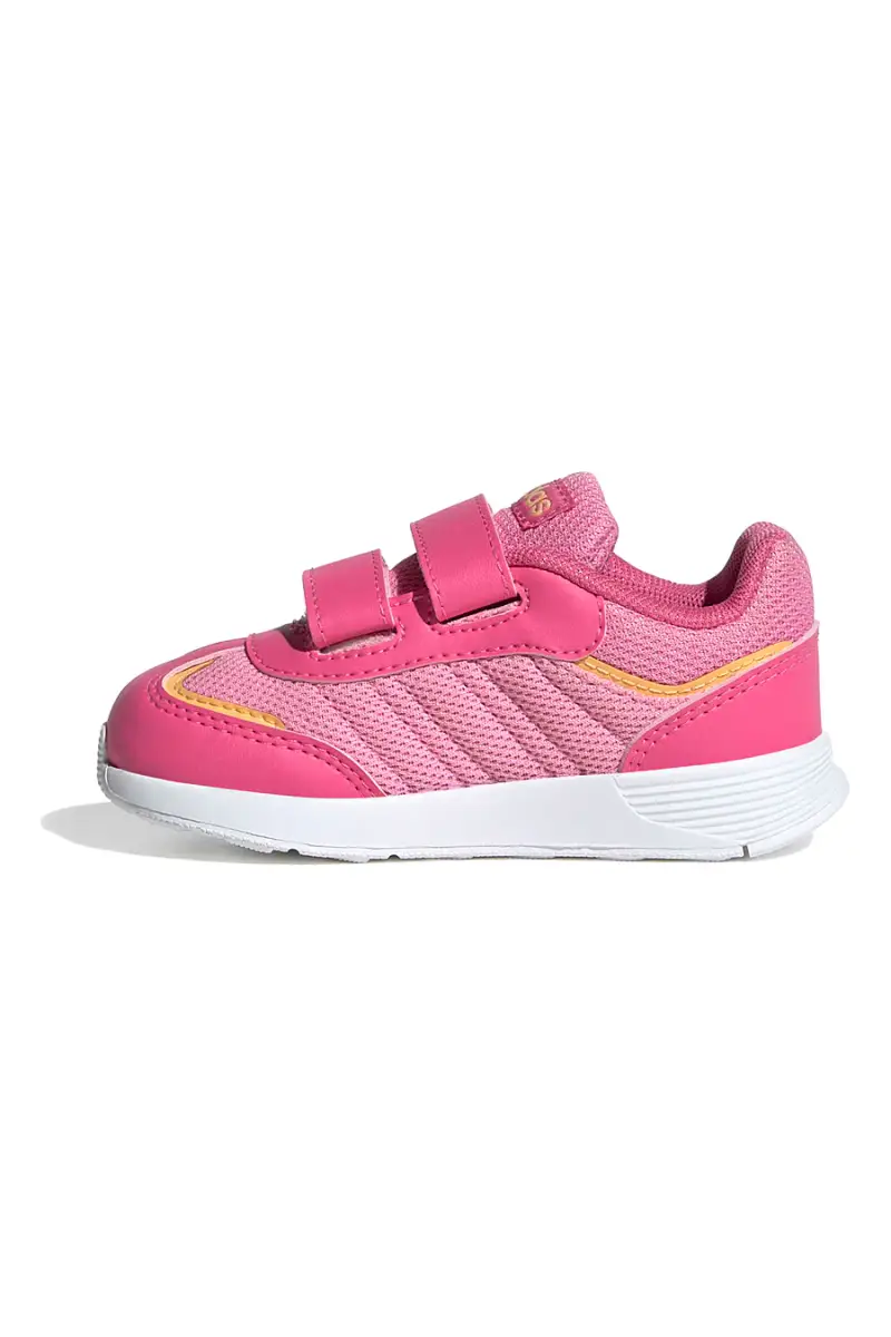Sneakers rosa con dettagli gialli e suola in gomma Adidas VS Pace 2 0 CF I [FUCSIA] miniatura 4
