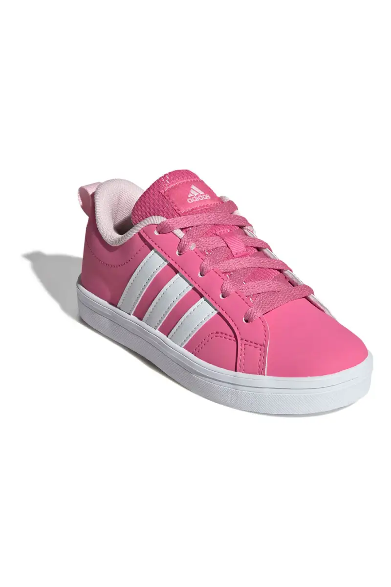 Sneakers rosa con strisce bianche in materiale riciclato Adidas VS Pace 2 0 K [WHITE miniatura 2