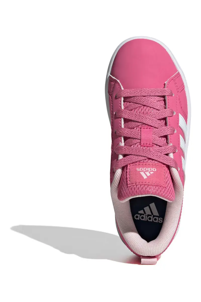 Sneakers rosa con strisce bianche in materiale riciclato Adidas VS Pace 2 0 K [WHITE miniatura 5