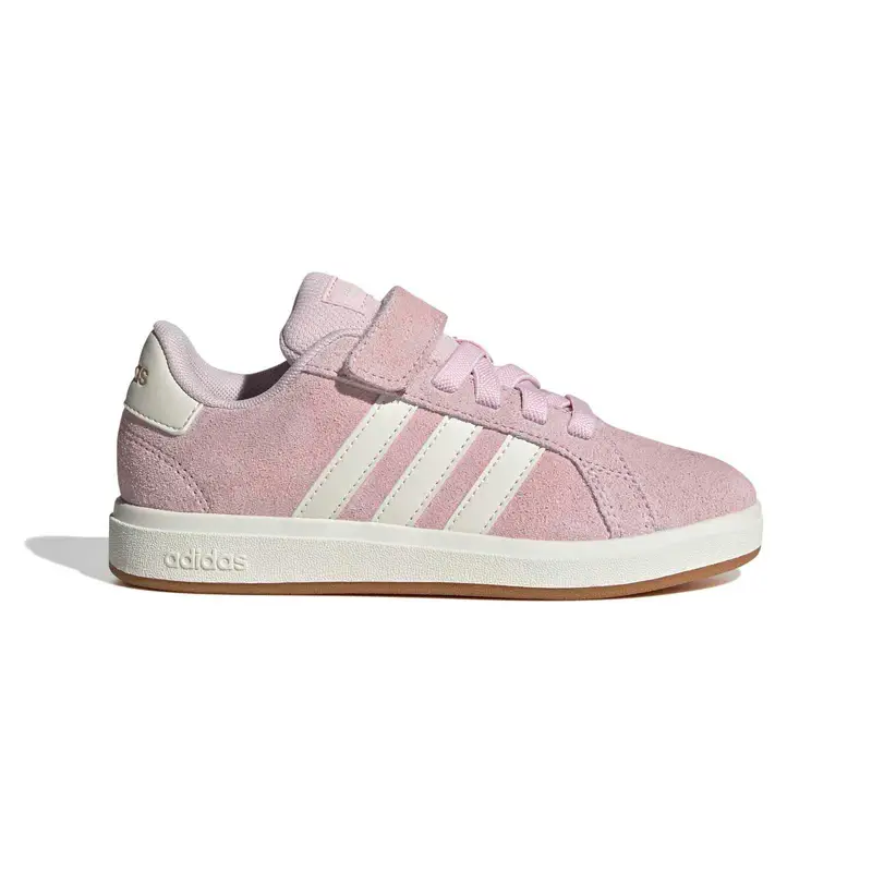 Sneakers tennis rosa da bambina Grand Court 00s