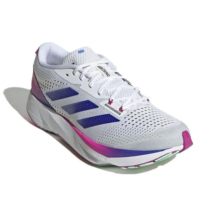 Sneakers Unisex Adidas Adizero SL Bianco Blu Lucido Fucsia Bianco Nuvola Fucsia Lucido GV9095 44⅔ miniatura 2