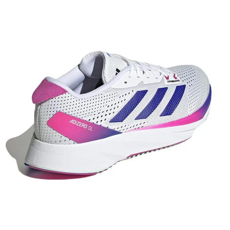 Sneakers Unisex Adidas Adizero SL Bianco Blu Lucido Fucsia Bianco Nuvola Fucsia Lucido GV9095 44⅔ miniatura 3