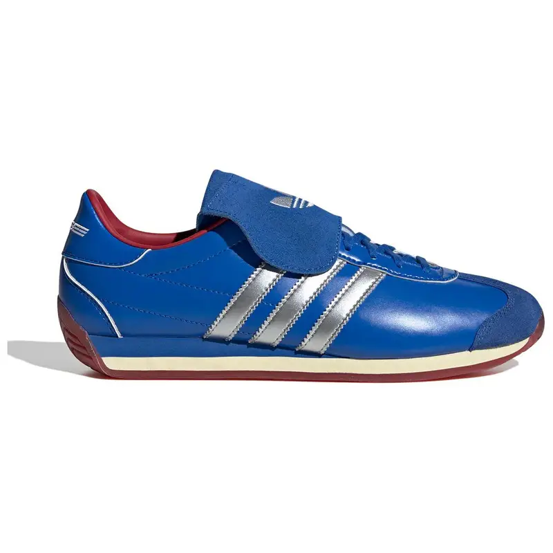 Sneakers Unisex Adidas Country OG Blu Argento Opaco Bianco Nuvola JR2601 40 miniatura 2