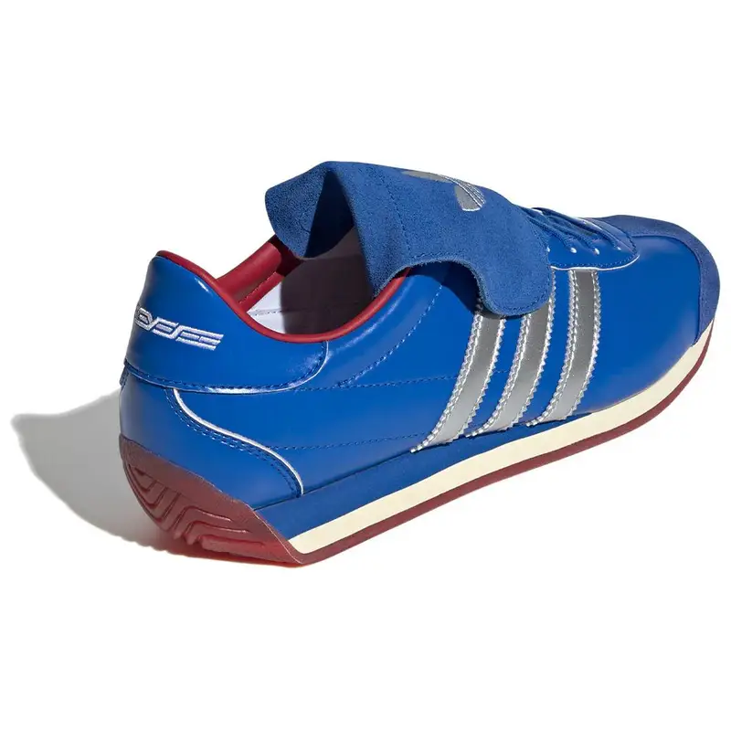 Sneakers Unisex Adidas Country OG Blu Argento Opaco Bianco Nuvola JR2601 42⅔ miniatura 3