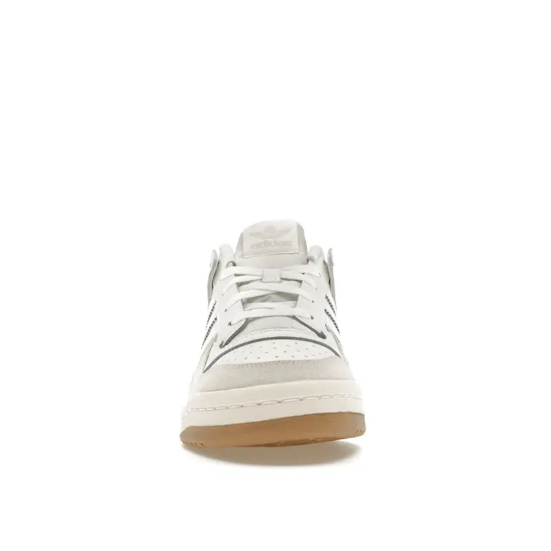 Sneakers Unisex Adidas Forum Low Bianco Gesso Gomma Bianco Nuvola ID6858 46⅔ miniatura 4