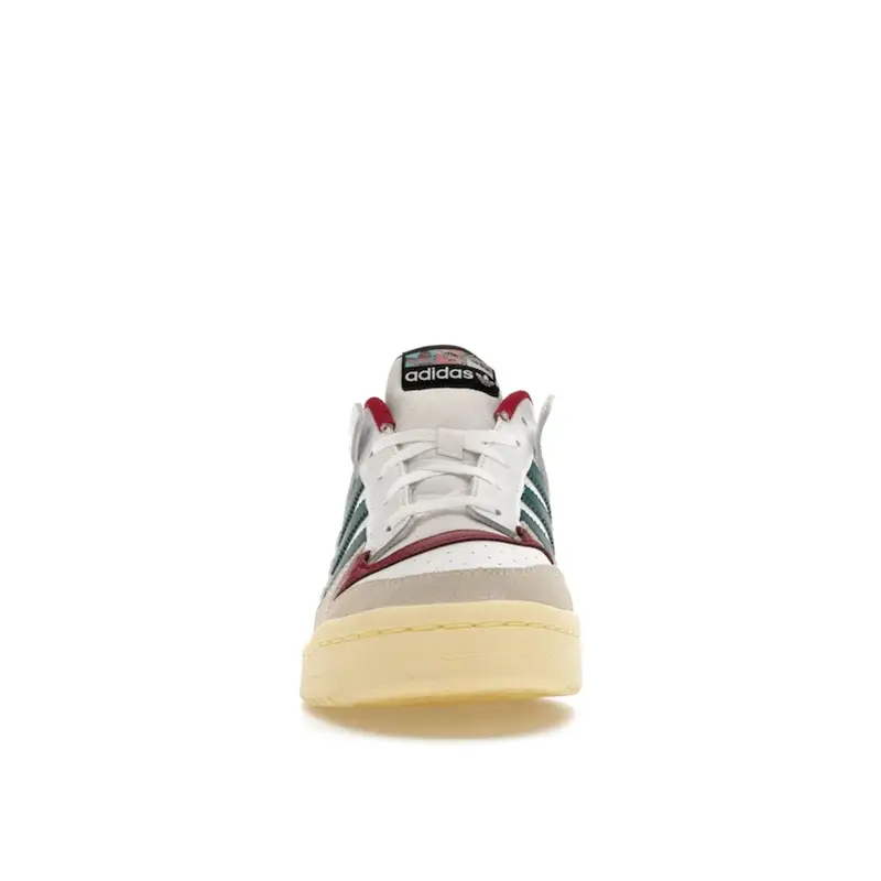 Sneakers Unisex Adidas Forum Low CL Bianco Teal Legacy Bianco Nuvola Borgogna Legacy HQ6874 35⅔ miniatura 4