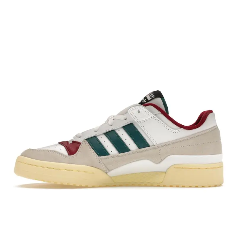 Sneakers Unisex Adidas Forum Low CL Bianco Teal Legacy Bianco Nuvola Borgogna Legacy HQ6874 44 miniatura 5