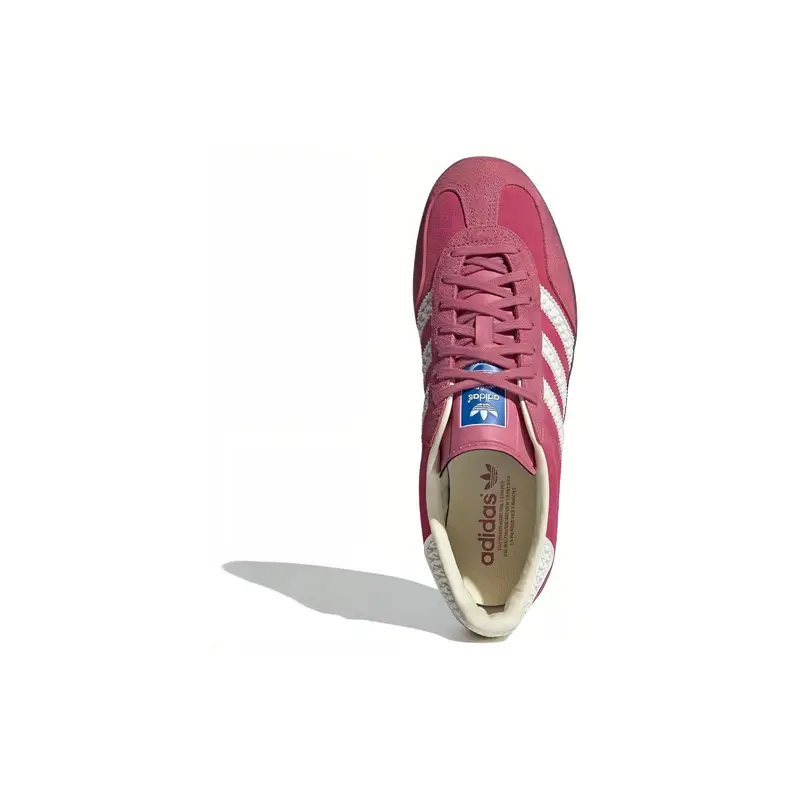Sneakers Unisex Adidas Gazelle Indoor Almost Pink Gomma Bianco Nucleo IF1809 42 miniatura 4