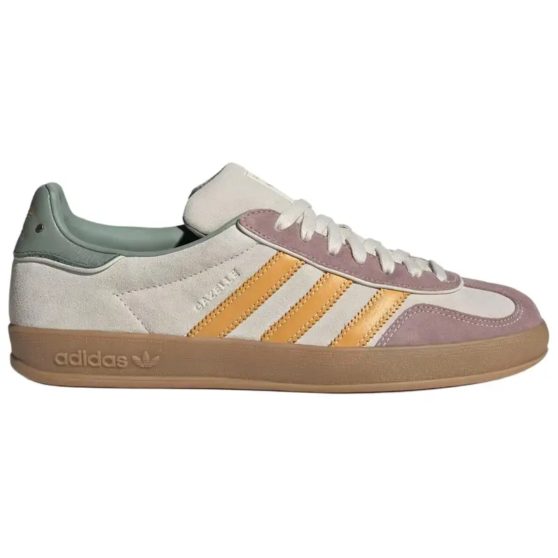 Adidas Sneakers Unisex Gazelle Indoor Bianco Sporco e Giallo Preloved miniatura 2