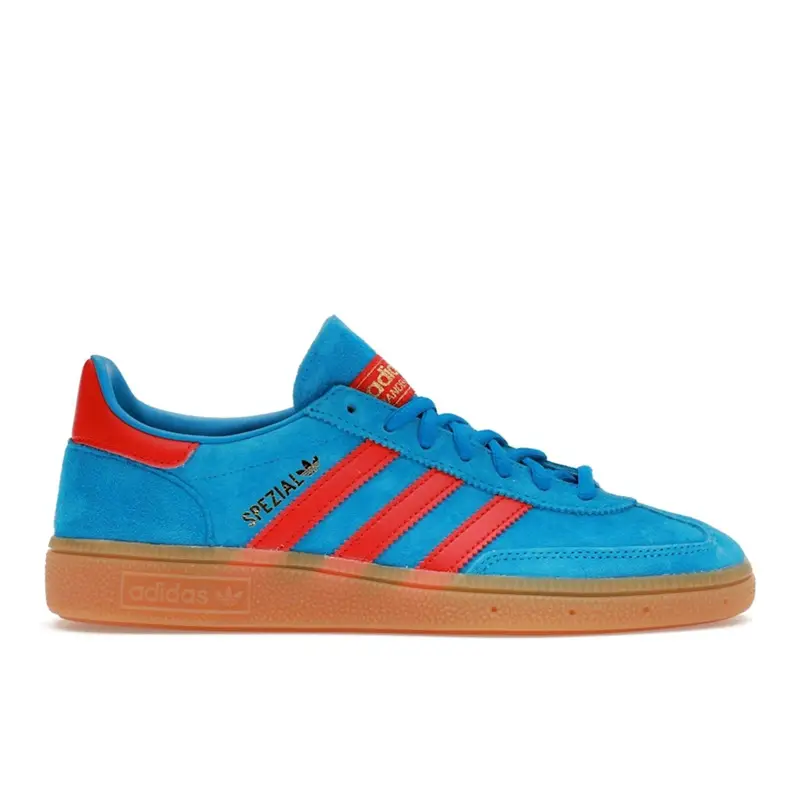 Sneakers Unisex Adidas Handball Spezial Blu Brillante Rosso Vivace Oro-Metallizzato FX5675