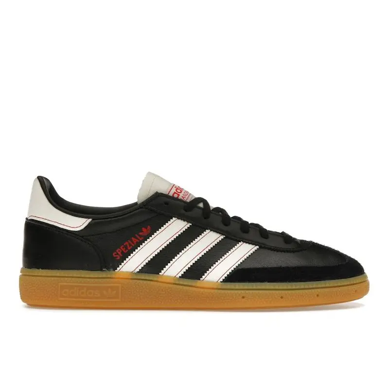 Sneakers Unisex Adidas Handball Spezial Nere Bianco Sporco Rosse Core-Black Gomma-3 JH6397 40