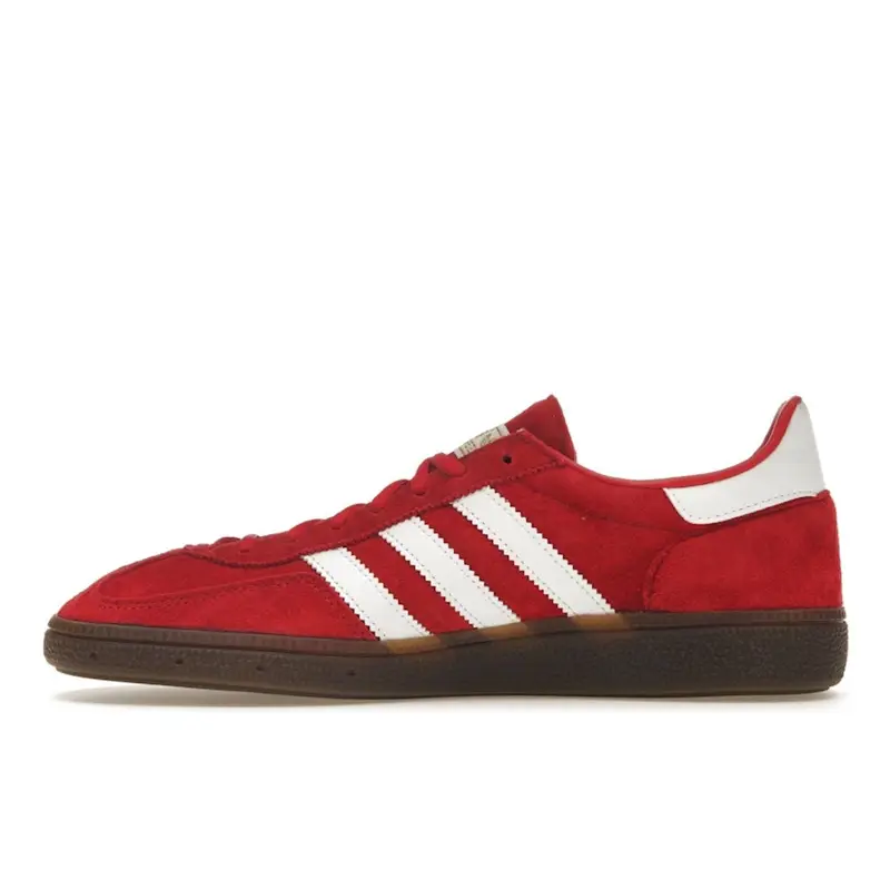 Sneakers Unisex Adidas Handball Spezial Scarlatto Gomma Rosso Bianco Nuvola FV1227 43⅓ miniatura 3