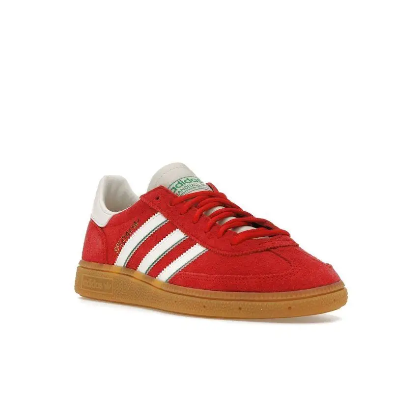 Sneakers Unisex Adidas Handball Spezial Scarlatto Verde Collegiale Rosso Bianco Nuvola IF9531 47⅓ miniatura 4