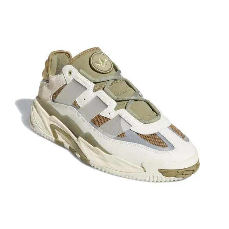 Sneakers Unisex Adidas Niteball Bianco Sporco Verde Orbita Magic-Lime GY8567 36 miniatura 5