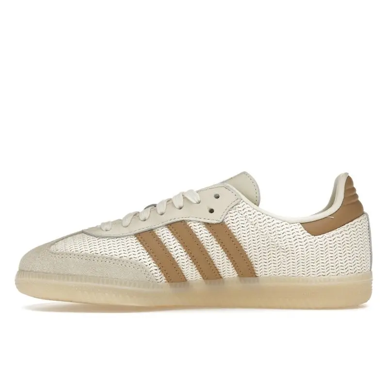 Sneakers Unisex Adidas Samba OG Bianco Crema Cartone Crystal-Sand JI3185 40 miniatura 2